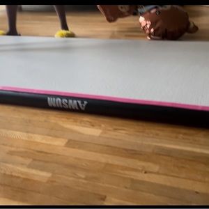Inflatable 13ft gymnastics mat!! With equipment.